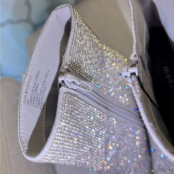 Steve Madden Rhinestone Booties Size 5 - Picture 7 of 10